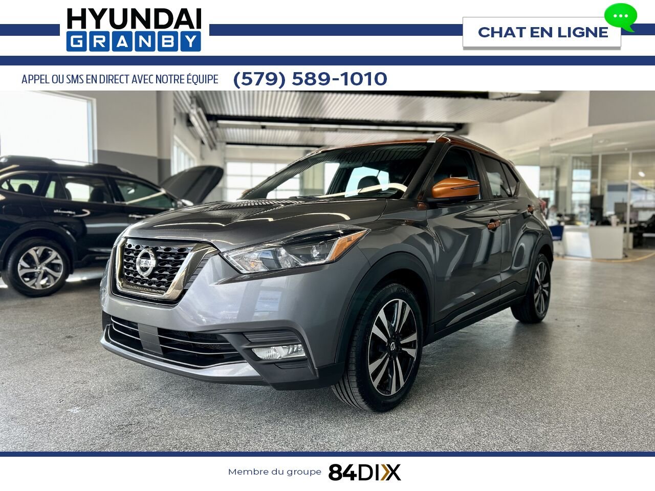 Nissan Kicks 2020 Gris Granby - photo #3