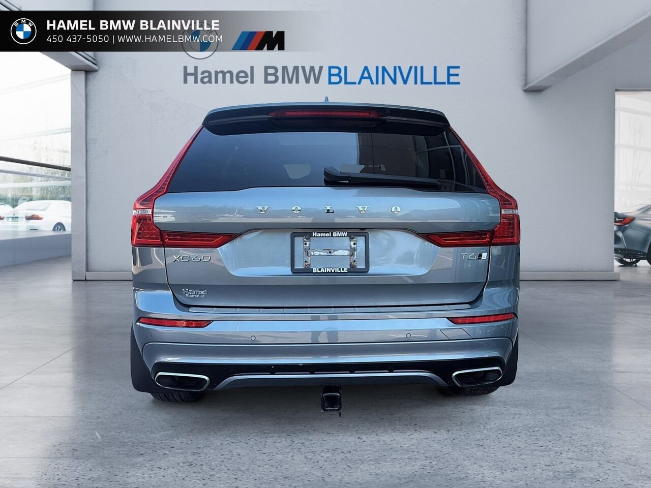 2021 Volvo XC60 T6 R-Design TI Grey Blainville - photo #2
