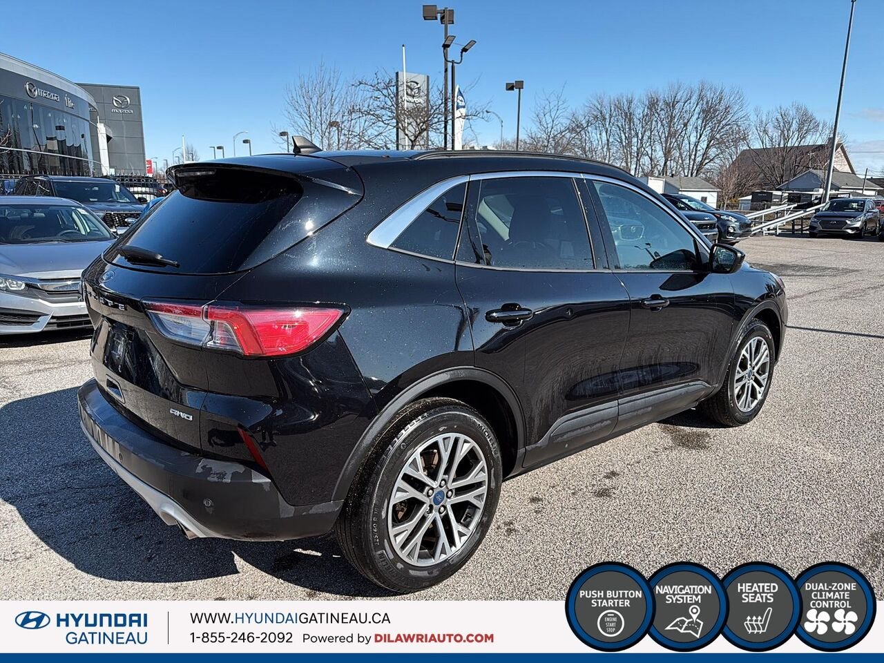 2022 Ford ESCAPE SEL Black Gatineau - photo #7