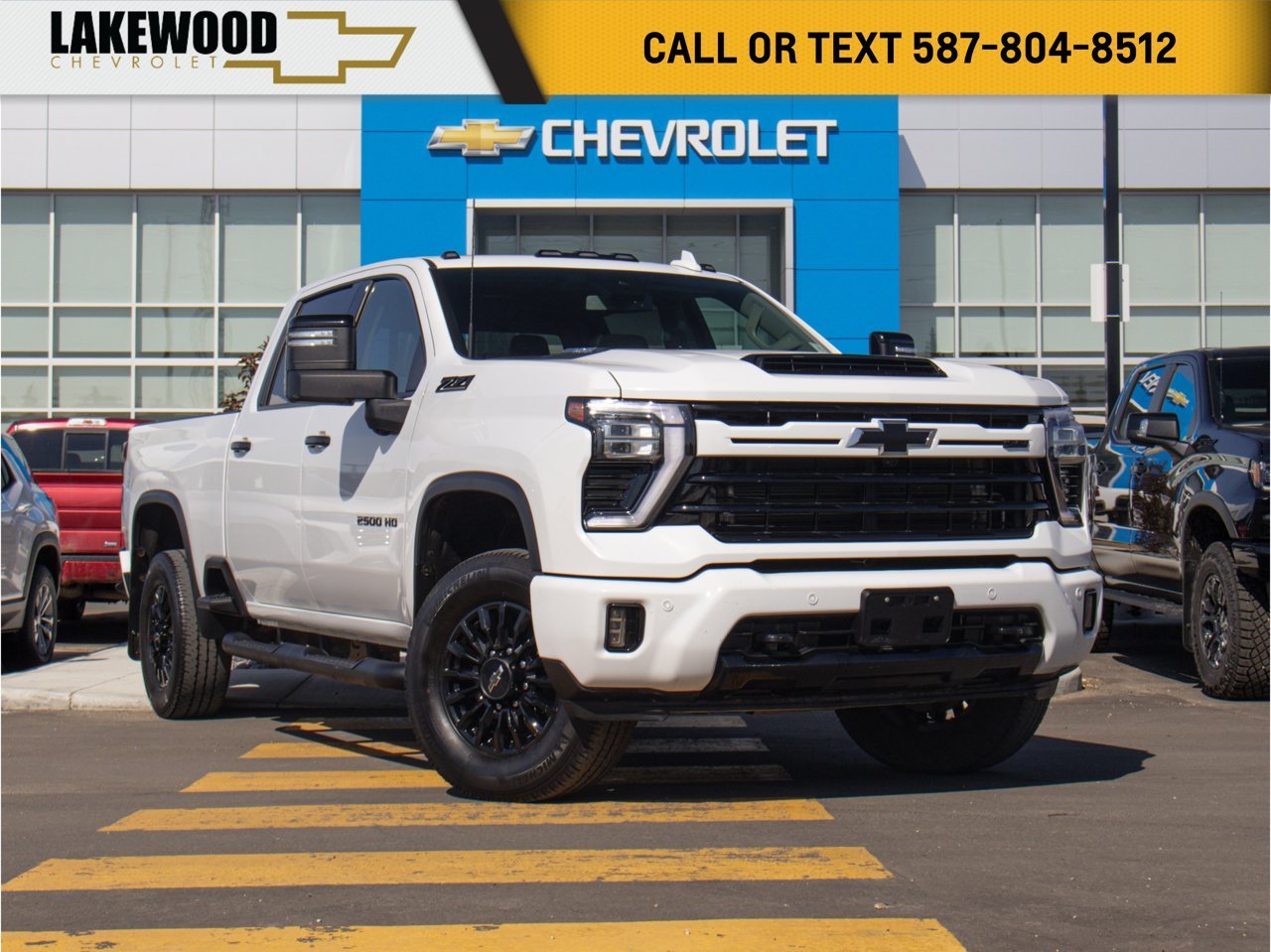 2024 Chevrolet Silverado 2500HD 4WD Crew Cab 159 LTZ White Sherwood Park - photo #0