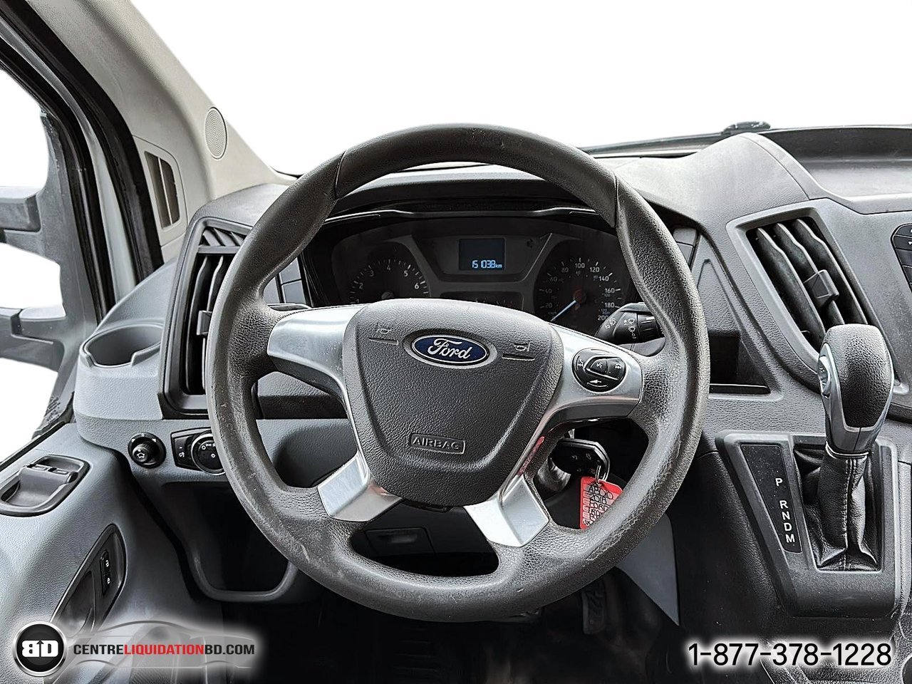 2018 Ford TRANSIT CUTAWAY BOITE 14 PIEDS | A8010 White Granby - photo #9