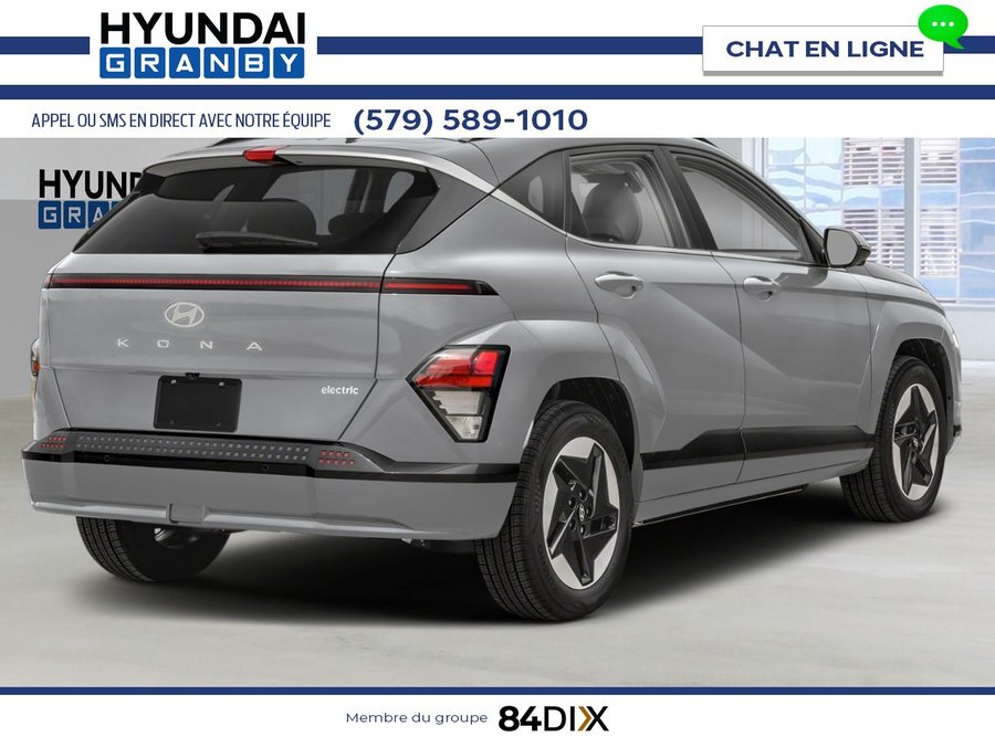 2026 HYUNDAI Kona Electric Preferred TA avec ensemble Ultimate Cyber Grey