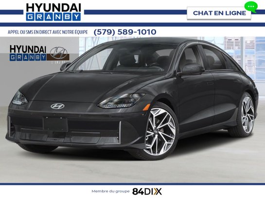 2025 HYUNDAI IONIQ 6 Preferred grande autonomie TI avec ensemble Ultimate Abyss Black