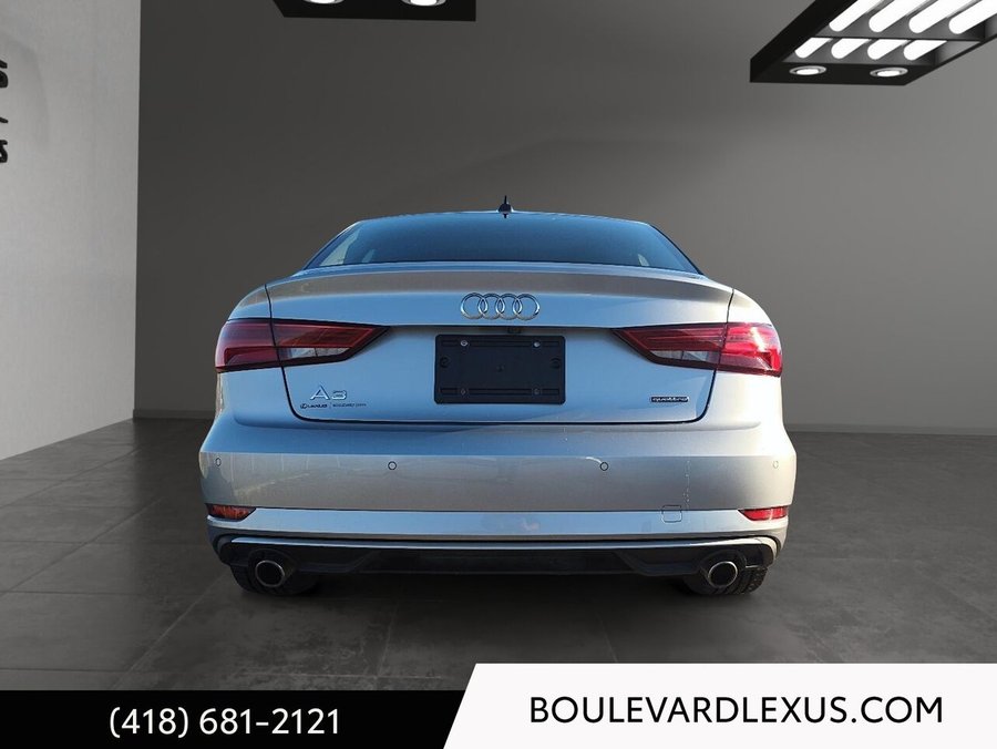 Audi A3 berline Komfort 45 TFSI quattro 2019 Argent