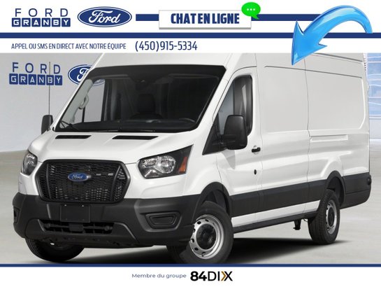 2025 Ford Transit Cargo Van T-350 EL PA toit surélevé 148 po PNBV de 9 500 lb Oxford White