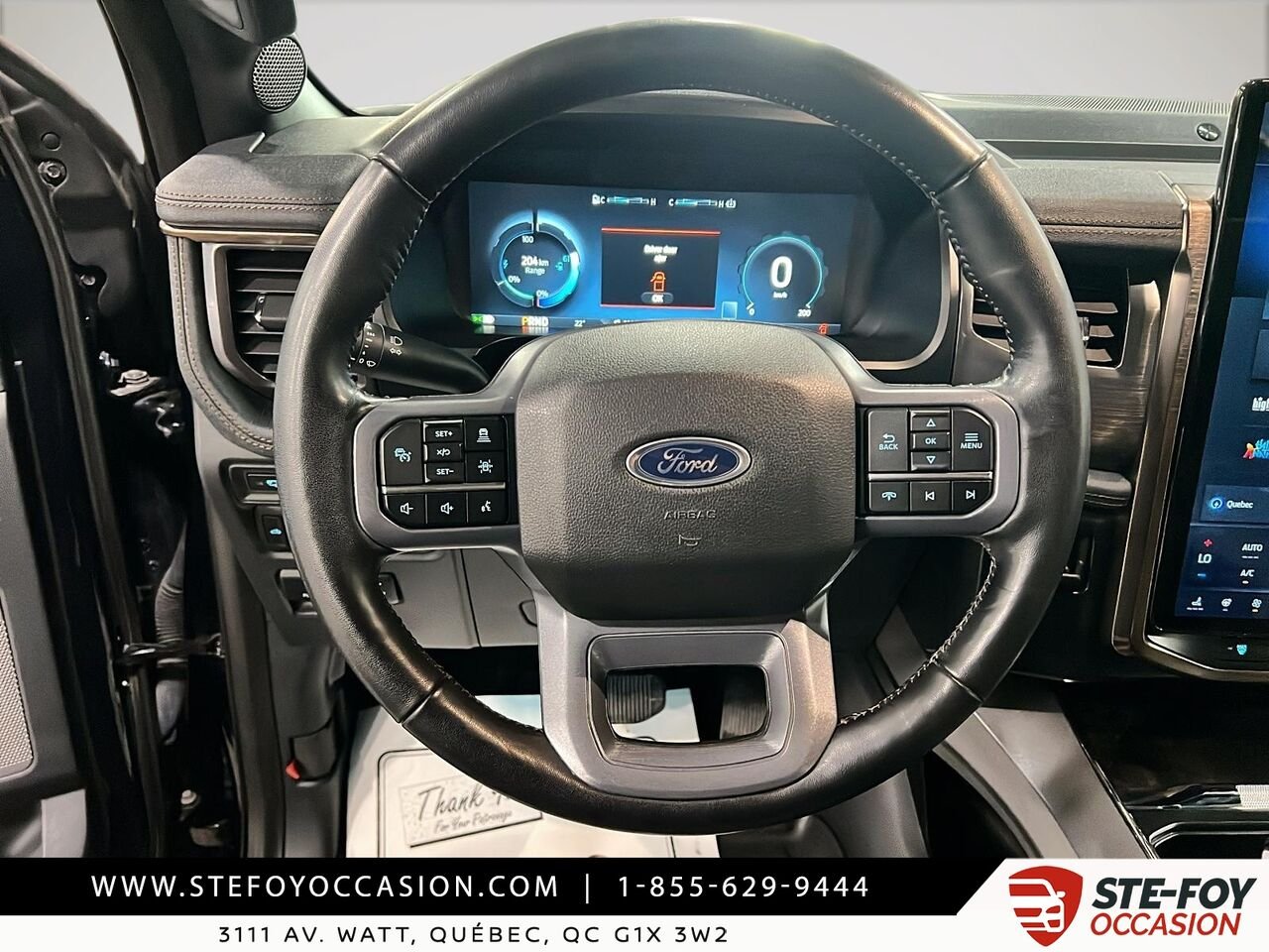 2023 Ford F-150 Lightning GROUPE 510 A, standard range Blue Québec - photo #11