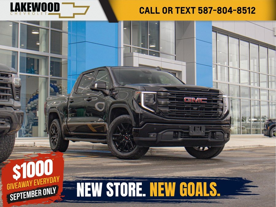 2024 GMC Sierra 1500 Elevation Premium 3.0L Duramax X31 | Power Sunroof Black