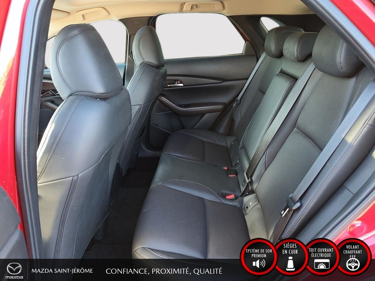 2023 Mazda CX-30 GT | 1 PROPRIÉTAIRE | JAMAIS ACCIDENTÉ | AWD | CUIR | TOIT OUVRANT | MAGS NOIR Red Saint-Jérôme - photo #20