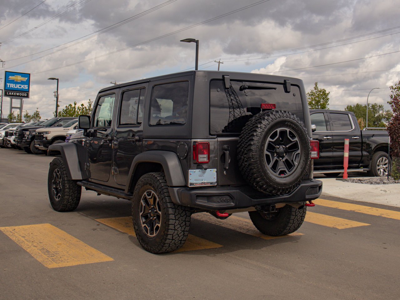 2017 Jeep Wrangler Unlimited 4WD 4dr Rubicon Grey Sherwood Park - photo #7