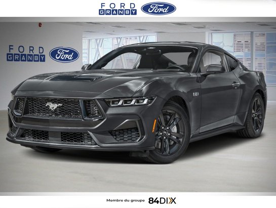 2026 Ford Mustang GT haut niveau à toit fuyant Carbonized Grey Metallic