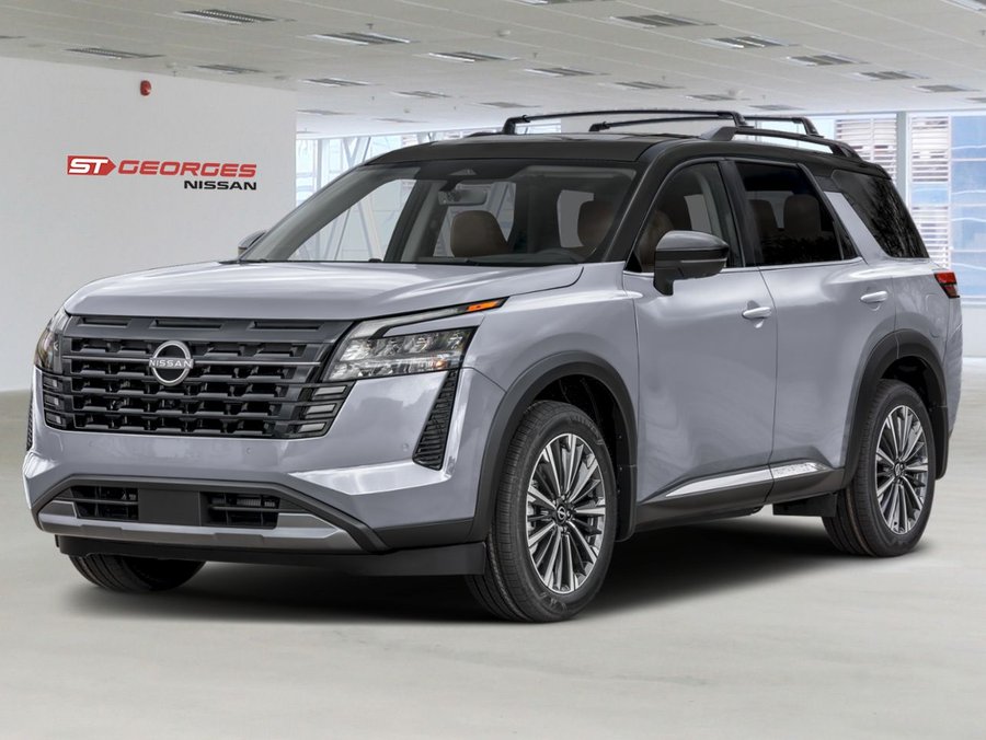 2026 NISSAN Pathfinder Platinum 4 RM Boulder Gray Pearl/Super Black