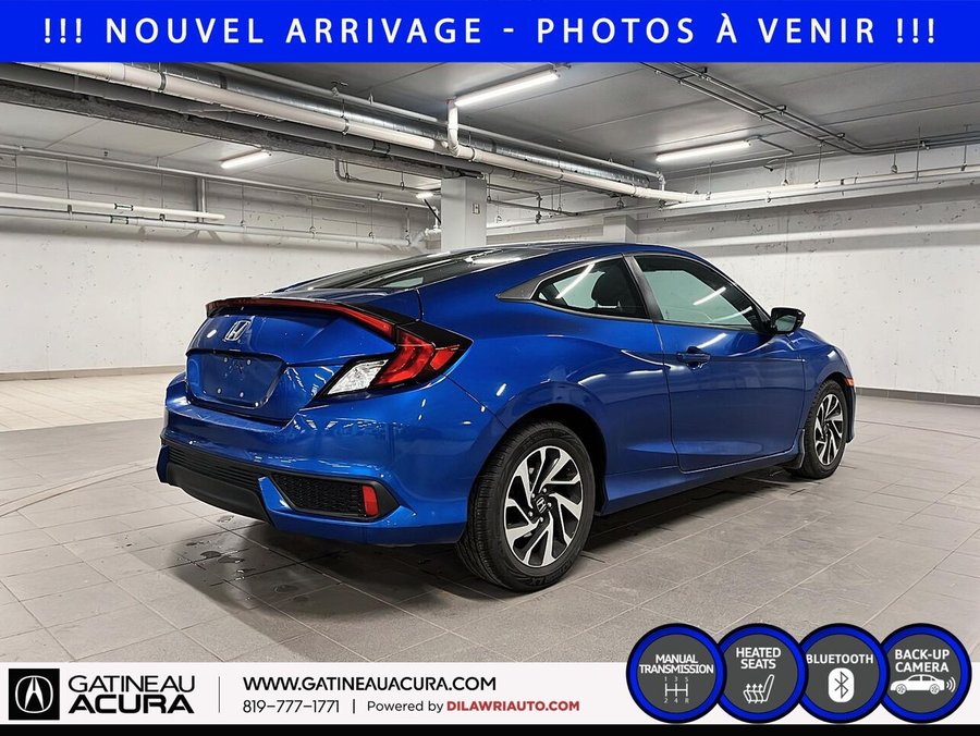 Honda Civic Coupé LX 2017 Bleu