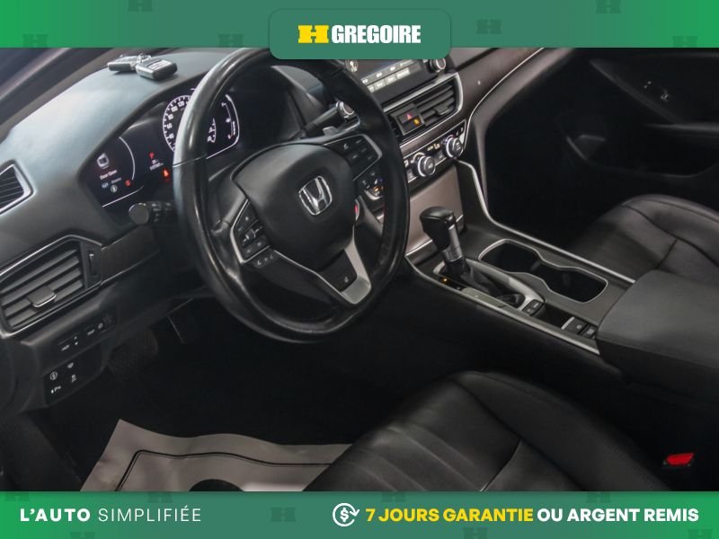 Honda Accord 821135 | Touring AUTO A/C MAGS CUIR TOIT NAV CAM RECUL BLUE 2020 Noir Laval - photo #22