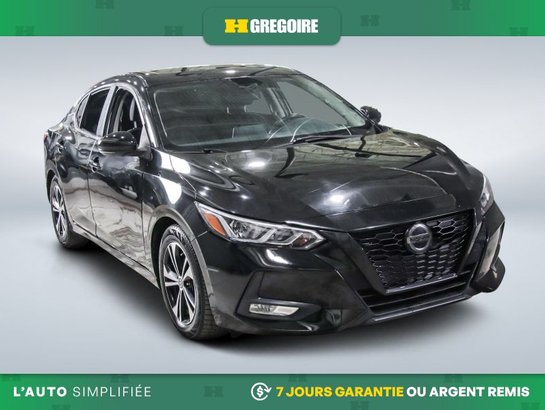 2021 Nissan Sentra SV AUTO A/C MAGS TOIT CAM RECUL BLUETOOTH Black