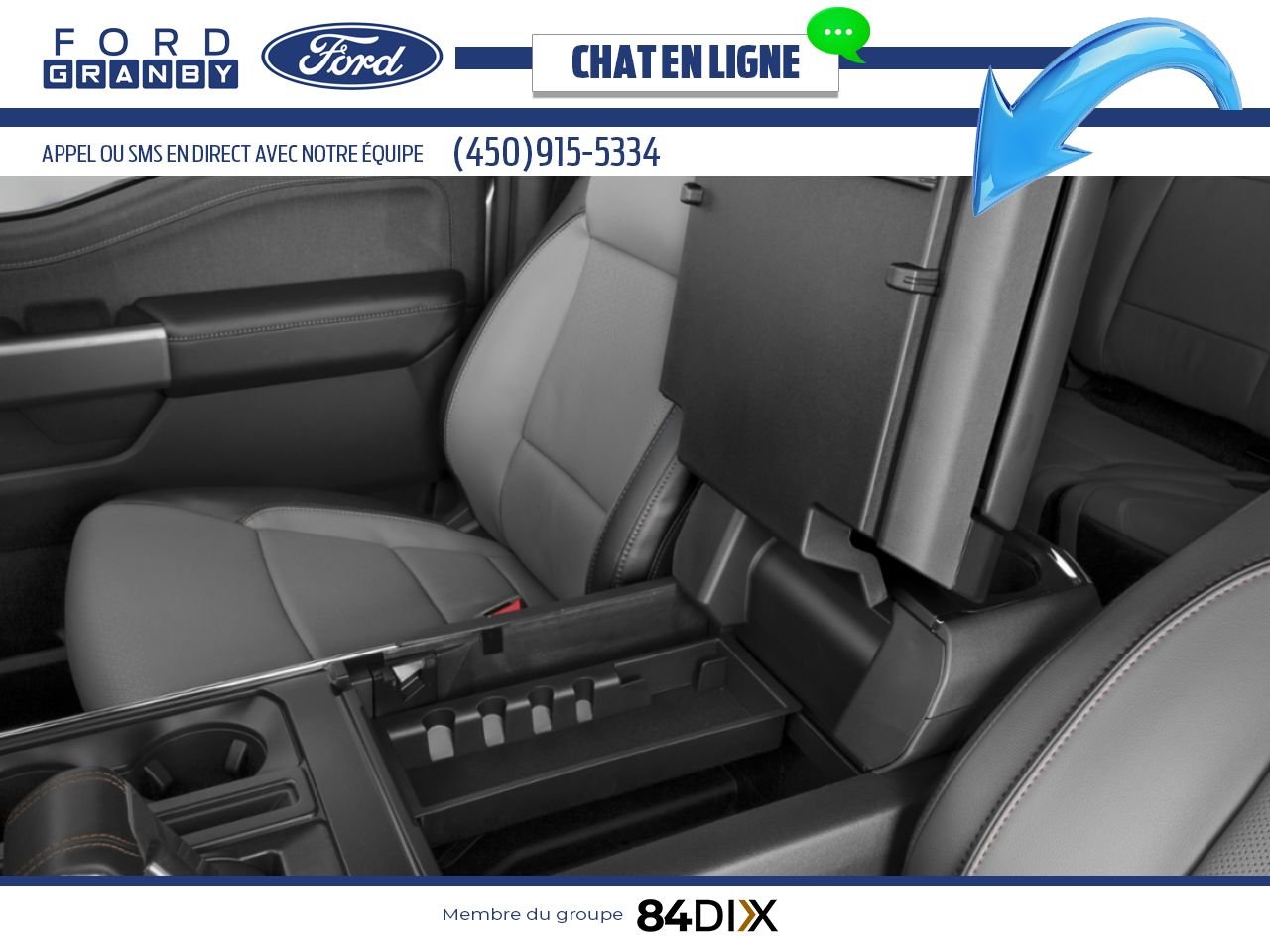 Ford F-150 Lightning 2025 Blanc astral métallisé trois couches Granby - photo #7