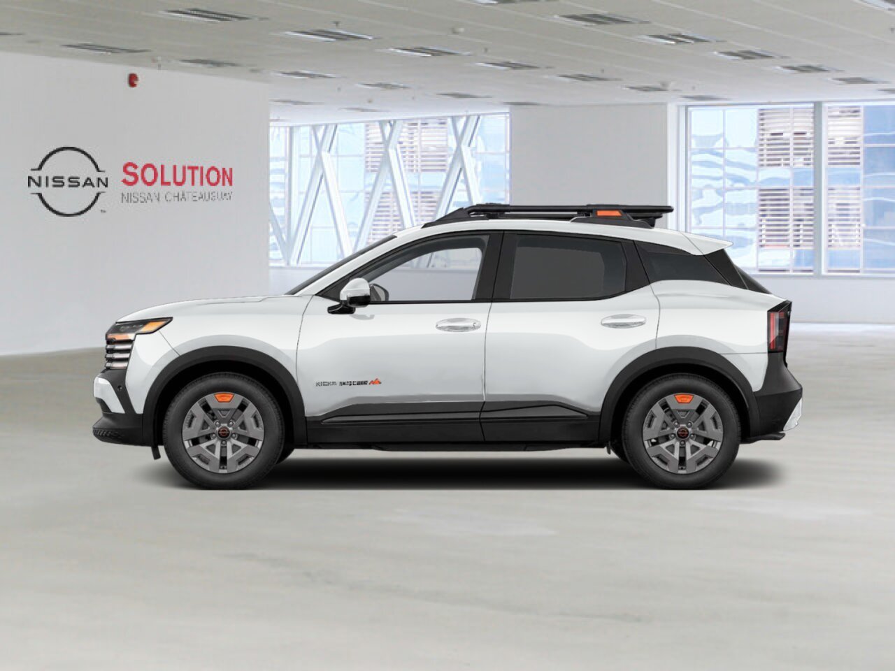 NISSAN Kicks KICKS ROCK CREEK 2027 Blanc d'Aspen triple couche Châteauguay - photo #1