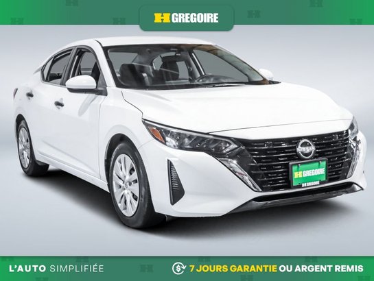 2024 Nissan Sentra S PLUS AUTO A/C GR ELECT CAM RECUL BLUETOOTH White