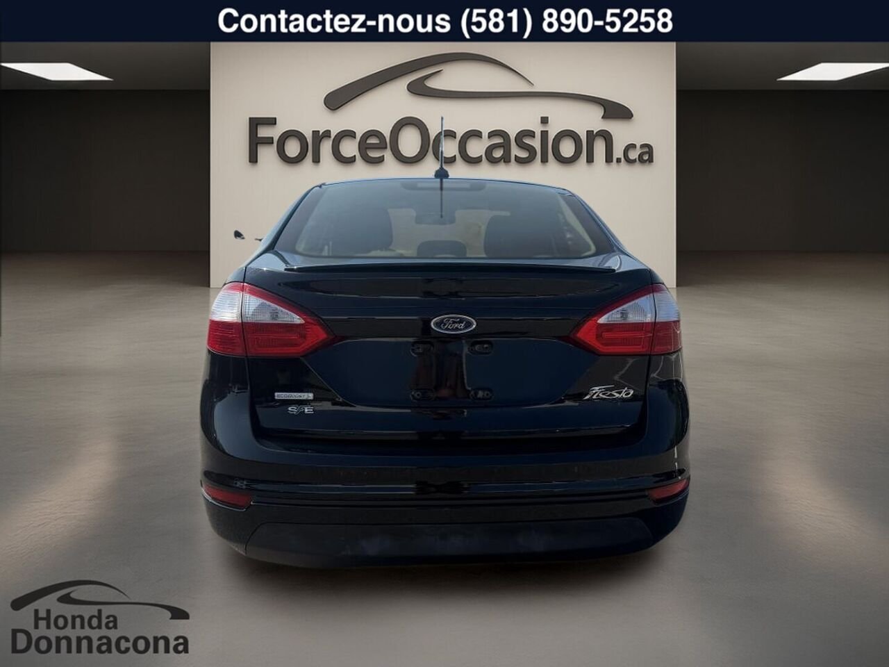 2017 Ford Fiesta Black  - photo #4