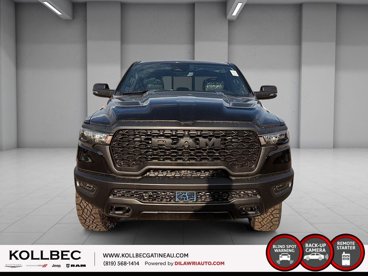 2026 RAM 1500 Rebel cabine d'équipe 4x4 caisse de 5 pi 7 po Diamond Black Crystal Pearl Ottawa & Gatineau - photo #1