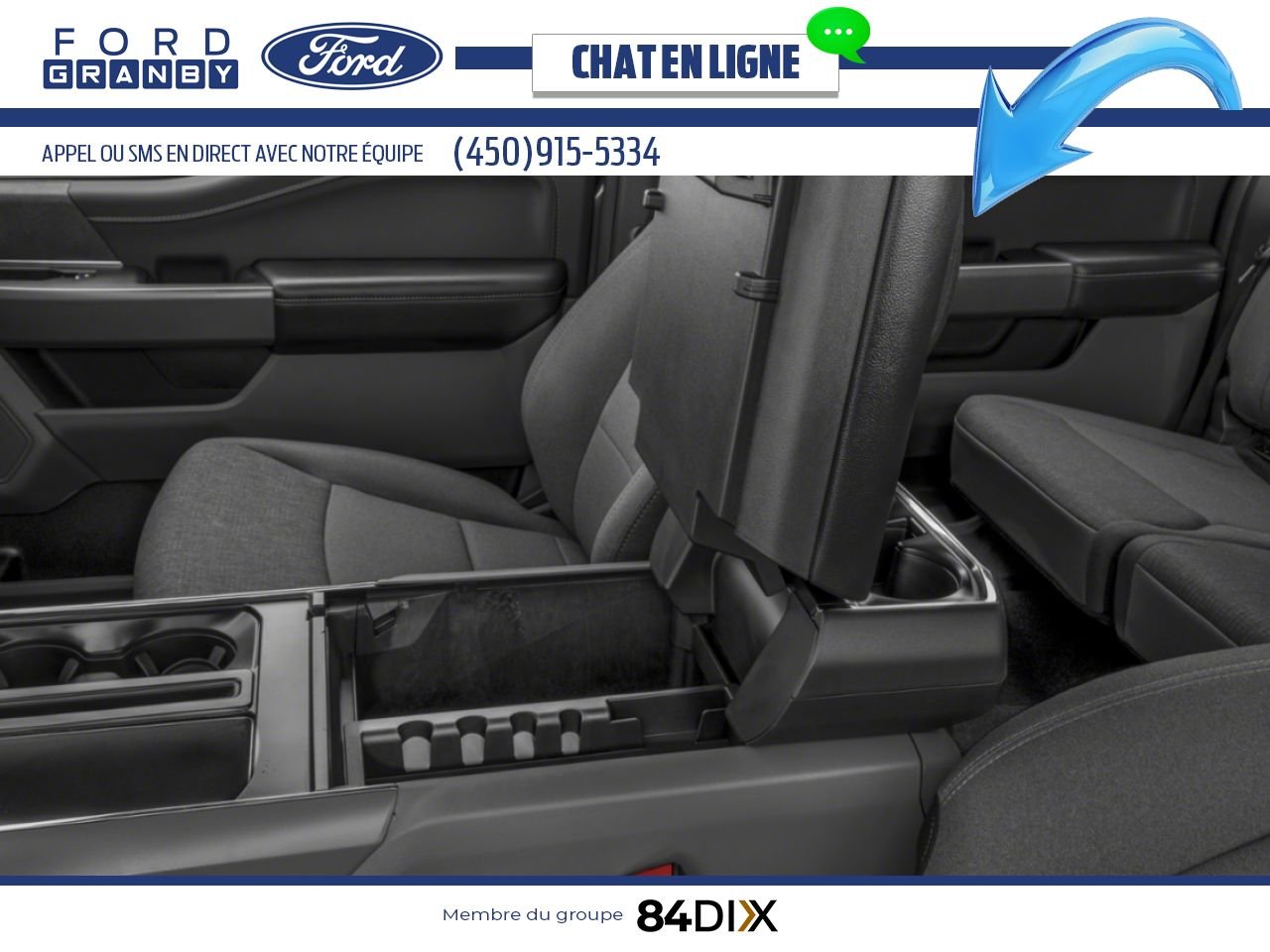 Ford F-150 2025 Blanc Oxford Granby - photo #7