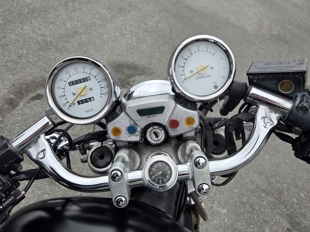 YAMAHA VIRAGO 1994 Noir Granby - photo #8