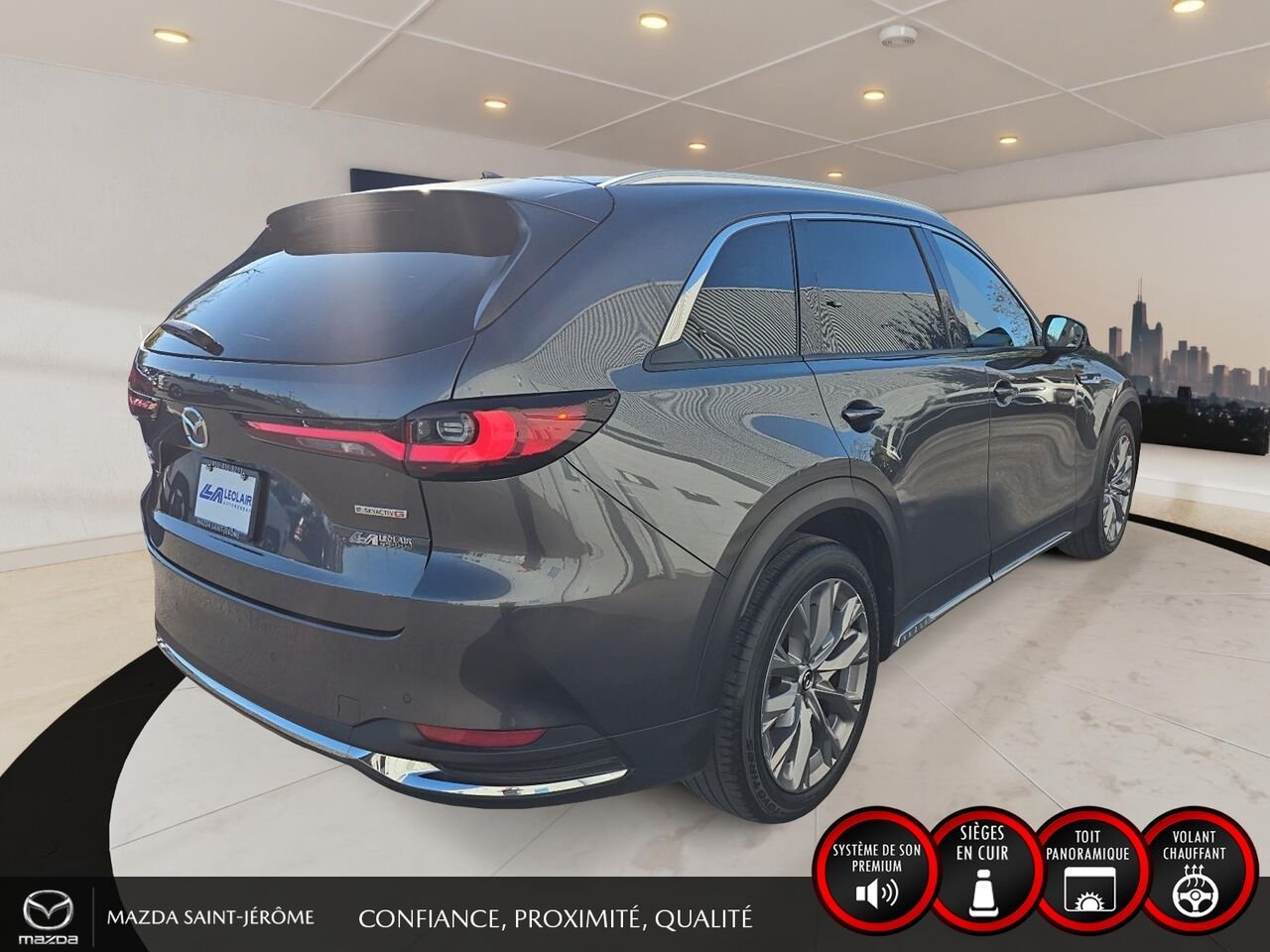 2024 Mazda CX-90 hybride léger GT-P | AWD | TOIT PANORAMIQUE | CUIR NAPPA | BOSE | MAGS Grey Saint-Jérôme - photo #5