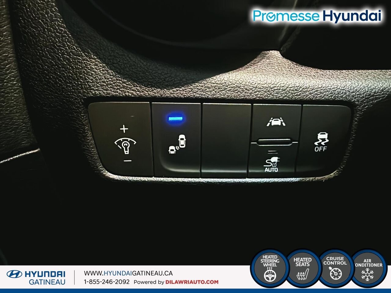 Hyundai Kona électrique Preferred TA *** Electrique , sieges chauffant , volants chauffants*** 2021 Blanc Ottawa & Gatineau - photo #19