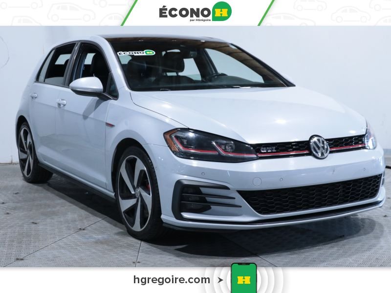 Volkswagen Golf GTI 729402A | Autobahn CUIR TOIT BLUETOOTH MAGS 2018 Gris Laval - photo #0