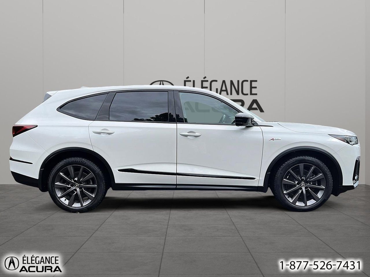 Acura MDX A-Spec | A8913 2025 Blanc Granby - photo #3