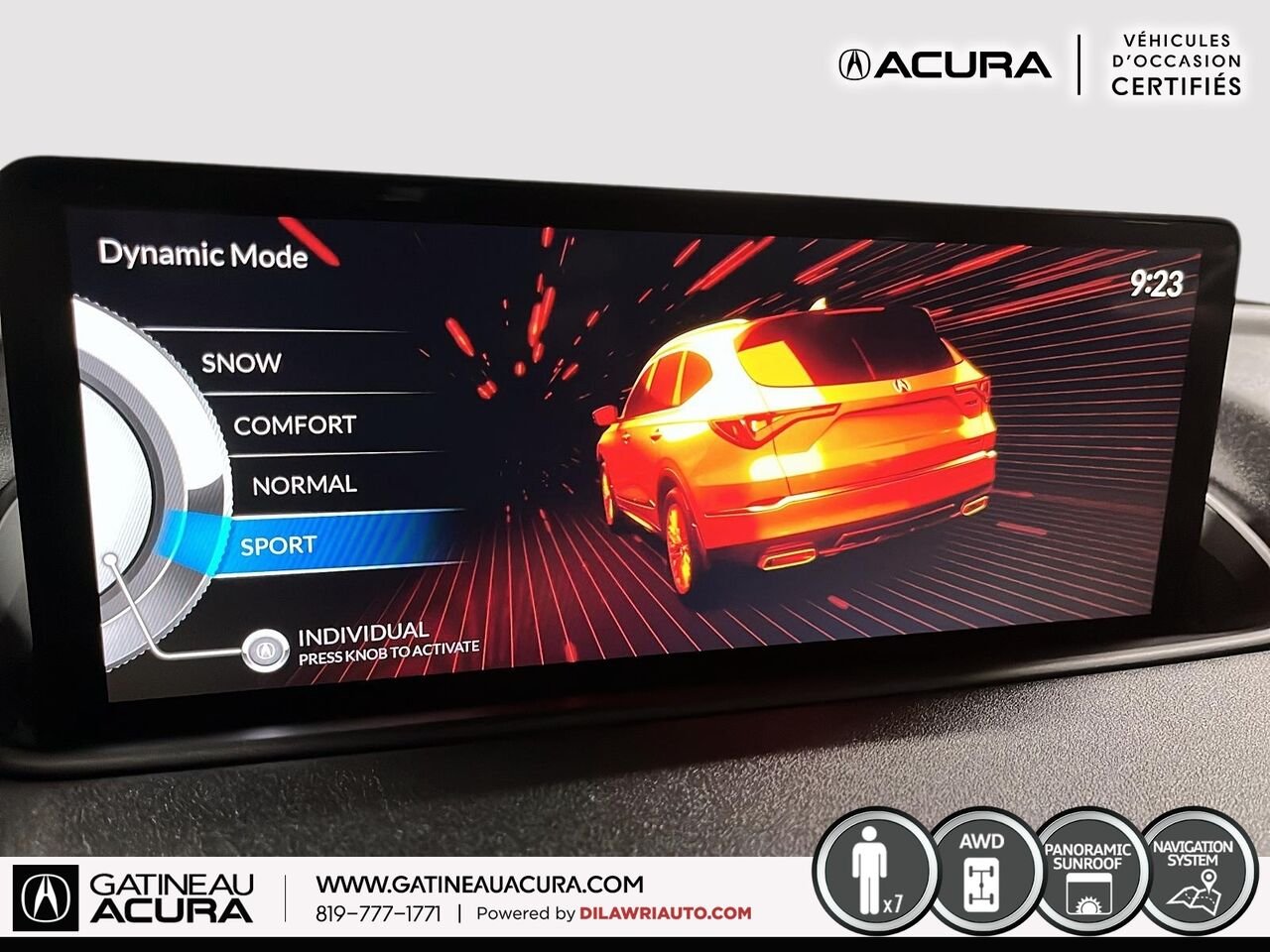 Acura MDX A-Spec SH-AWD 2022 Noir Gatineau - photo #7