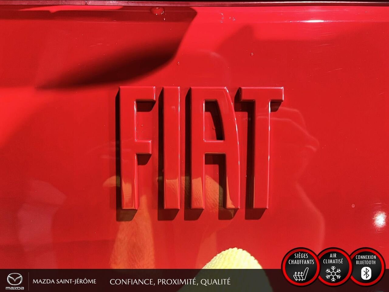 2024 FIAT 500e Édition (RED) | 100 % ÉLECTRIQUE | SEULEMENT 17 026 KM | CARFAX VIERGE Red Saint-Jérôme - photo #7