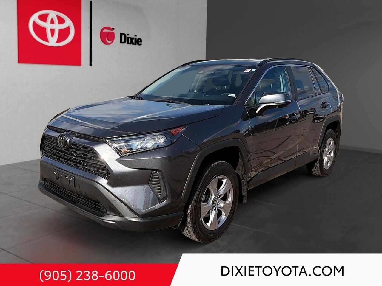 2025 Toyota RAV4 HYBRID LE AWD / HEATED SEATS / TOYOTA SAFETY SENSE / CARPLAY AND ANDROID AUTO Grey Mississauga - photo #0