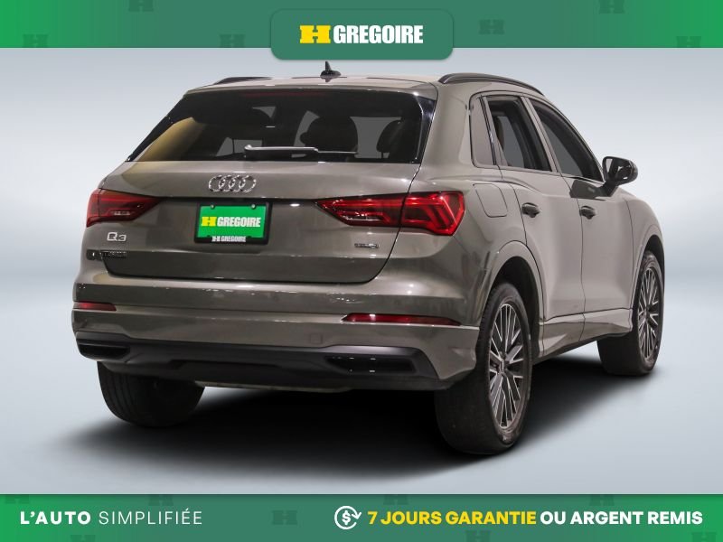 Audi Q3 823224 | Komfort AWD AUTO AC CUIR TOIT MAGS CAM RECUL BLEUT 2022 Vert Laval - photo #8