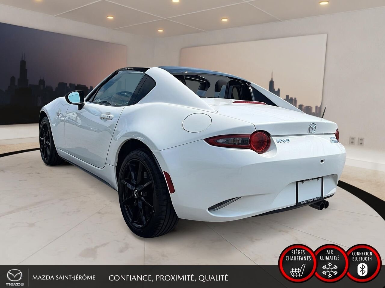 Mazda MX-5 RF 2023 Blanc Ste-Agathe des Monts - photo #9
