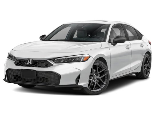 Honda Civic à hayon hybride Sport eCVT 2026 Blanc platine nacré