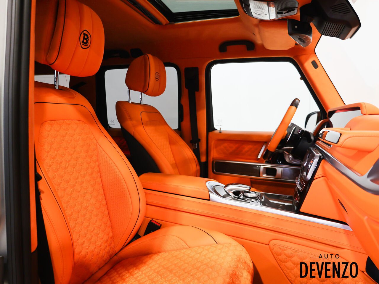Mercedes-Benz G63 AMG 900 BRABUS & CUSTOM INTERIOR 2023 Argent Saint-Eustache - photo #11