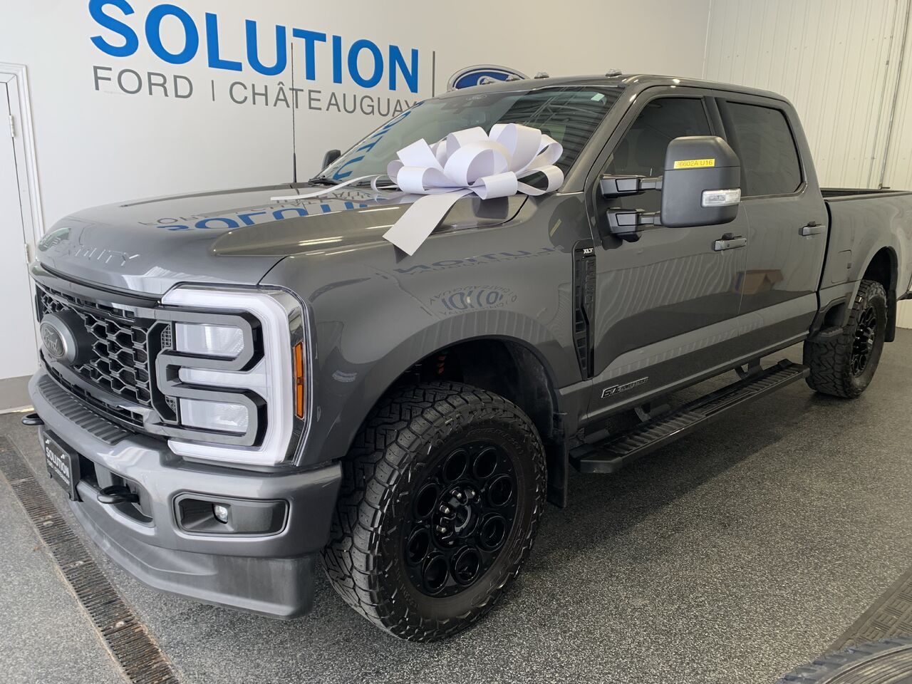 Gray 2026 Ford F-250 Super Duty Pickup Truck Four-Wheel Drive Automatic