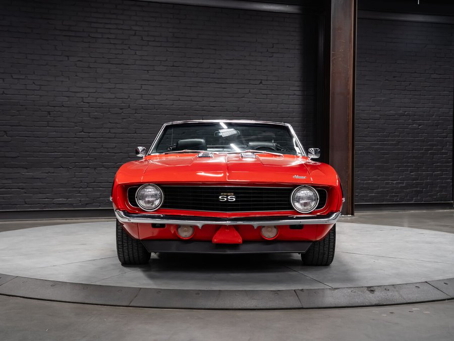 1969 Chevrolet Camaro SS | Convertible | 4 Speed Manual | Power Steering | 350 Small Block Red
