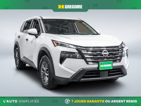 2024 Nissan Rogue S AWD AUTO AC MAGS CAM RECULE BLUETOOTH White