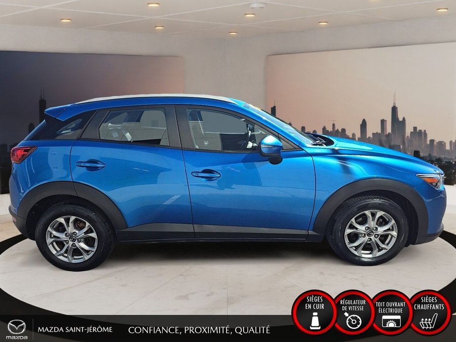 Mazda CX-3 GS LUXURY | TOIT OUVRANT | CUIR | MAGS | 2016 Bleu