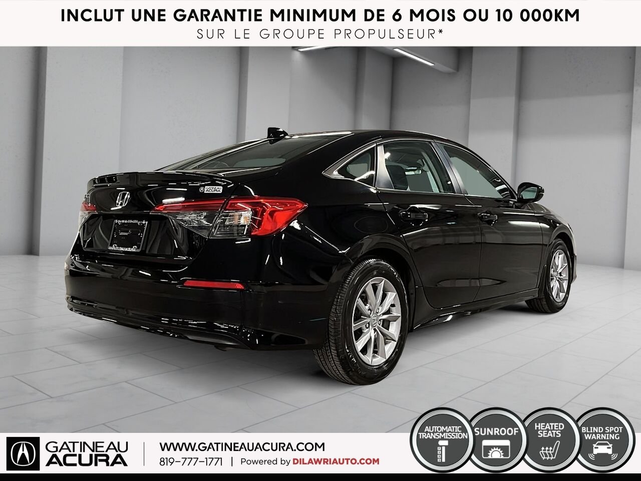 Honda Civic EX 2022 Noir Gatineau - photo #15