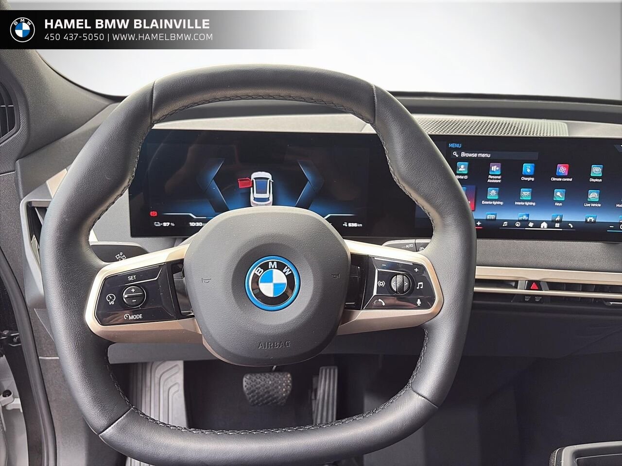 BMW iX M60 xDrive véhicule d'activités sportives 2024 Blanc Blainville - photo #10