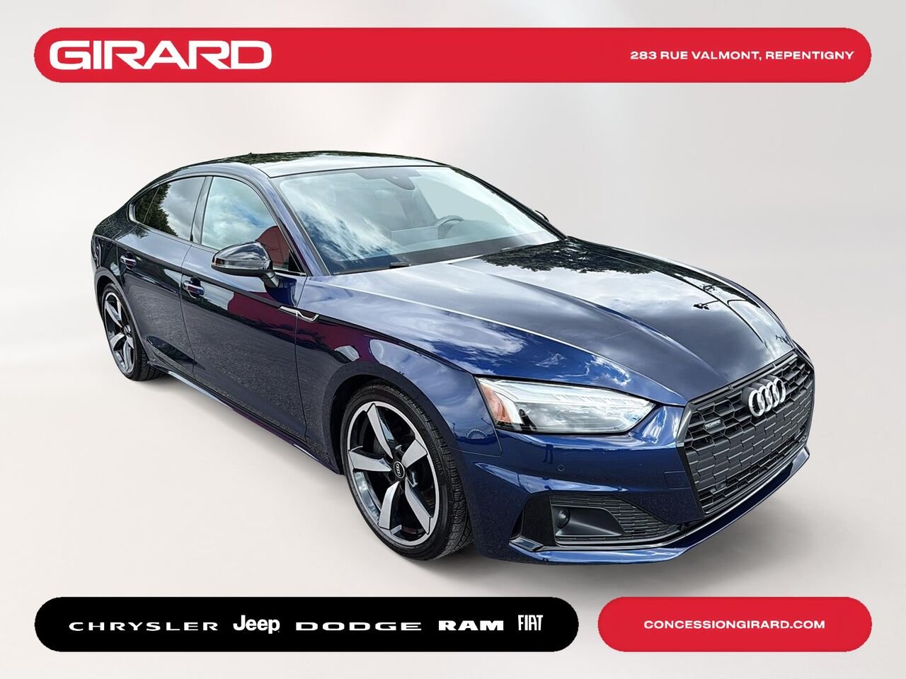 2024 AUDI A5 SPORTBACK Blue Repentigny - photo #2