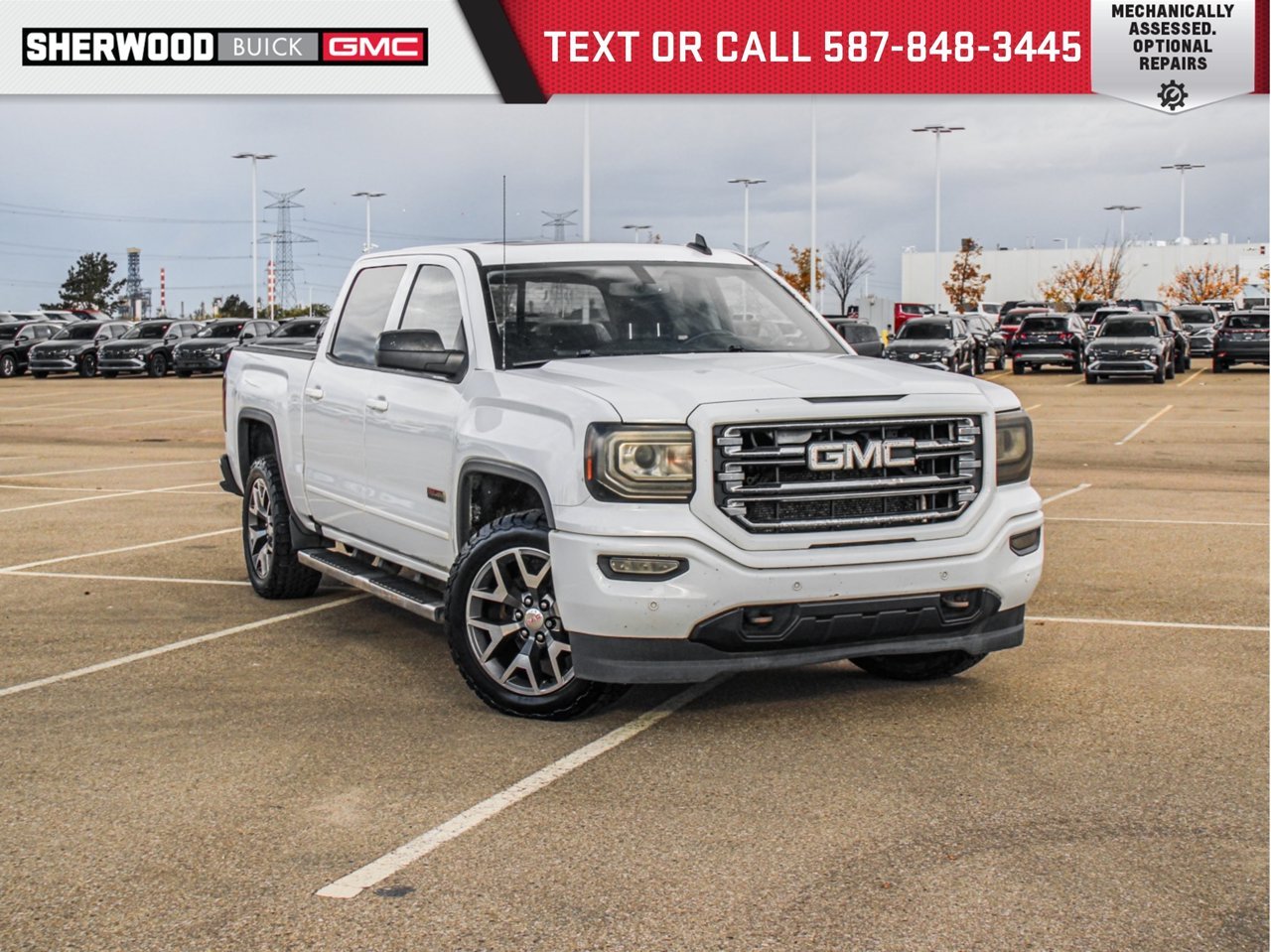 2016 GMC Sierra 1500 4WD Crew Cab 143.5 SLT White Sherwood Park - photo #0