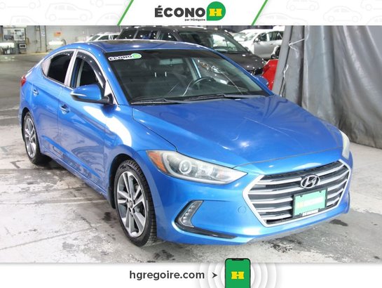 Hyundai Elantra GLS TOIT GR ÉLEC A/C BLUETOOTH CAMÉRA MAGS 2017 Bleu