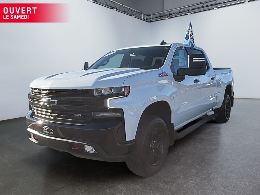 2022 Chevrolet Silverado 1500 LT Trail Boss cabine multiplace 4RM 157 po - JAMAIS ACCIDENTÉ - PARFAIT POUR COMPAGNIE - 5,3L V8 White
