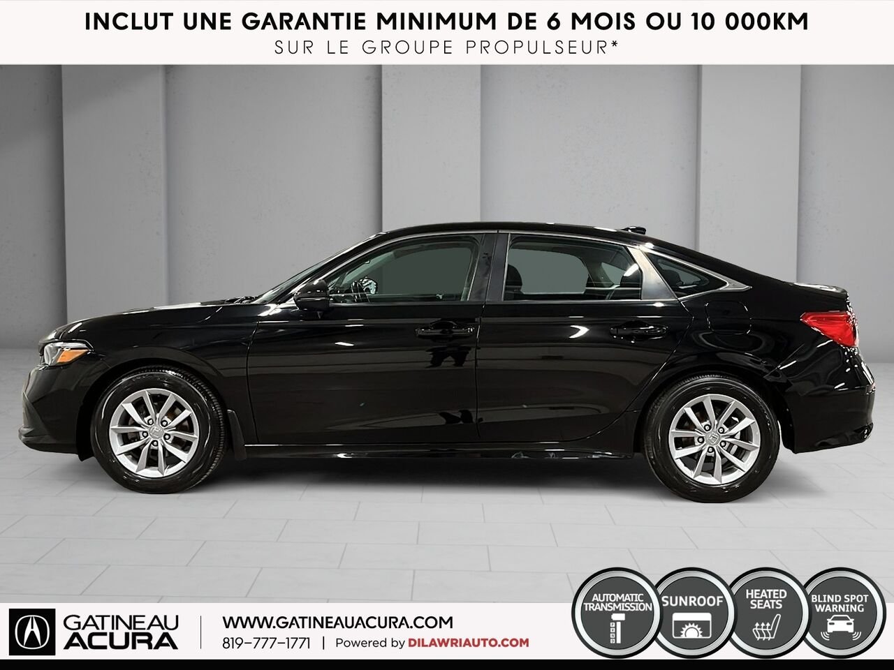 Honda Civic EX 2022 Noir Gatineau - photo #19
