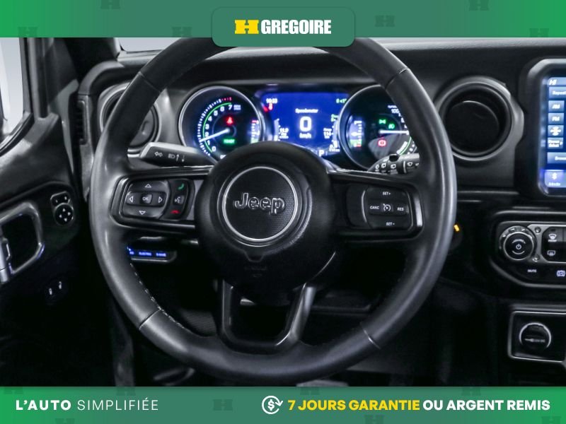 Jeep Wrangler 822541B | Willys 4xe AUTO AC NAV MAGS CAM RECULE BLUETOOTH 2023 Gris Laval - photo #17
