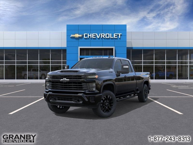CHEVROLET Silverado 2500HD K2500 HD SILVERADO CREW CAB CUSTOM L/BOX DURAMAX (1CX) | 26-0929 2026 NOIR Granby - photo #0