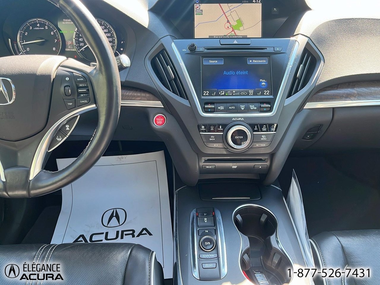 Acura MDX Elite Pkg | 26047A 2017 Gris Granby - photo #18